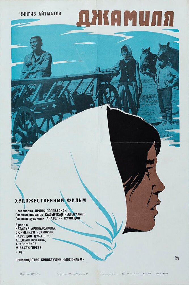 Джамиля (1968) постер