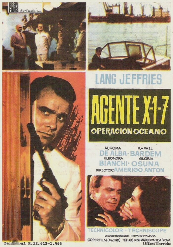 Агент Х 1-7: Операция «Океан» (1965) постер