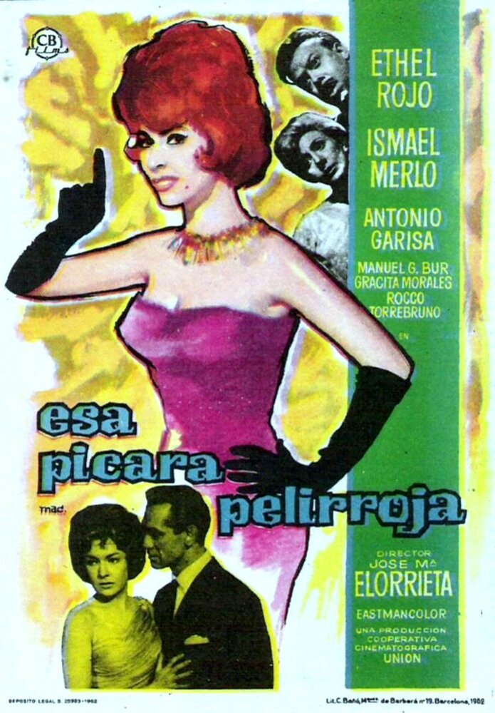 Esa pícara pelirroja (1963) постер
