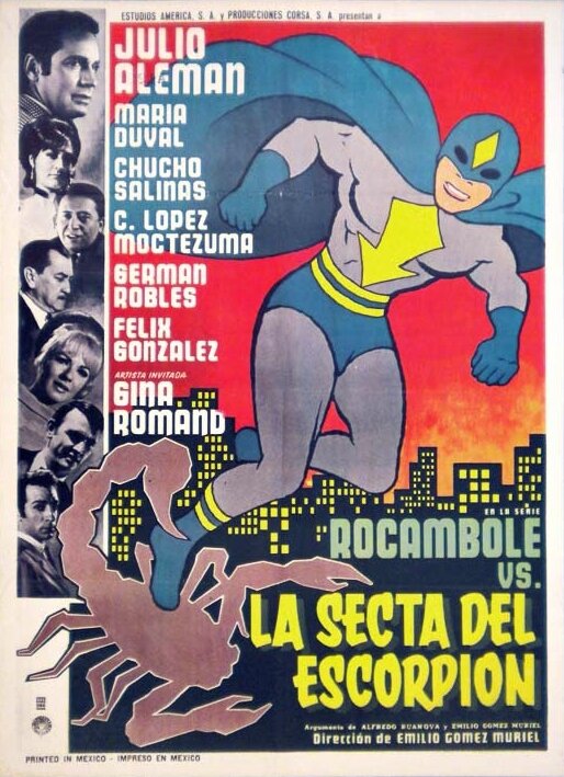 Rocambole contra la secta del escorpión (1967) постер