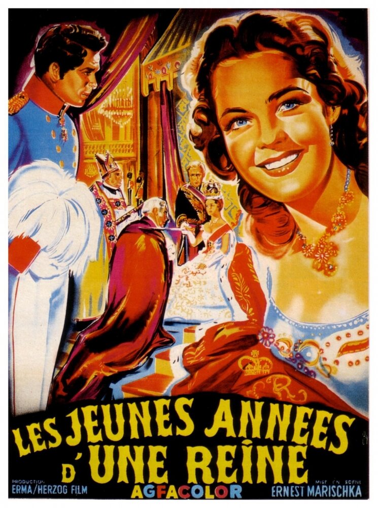 Молодые годы королевы (1954) постер