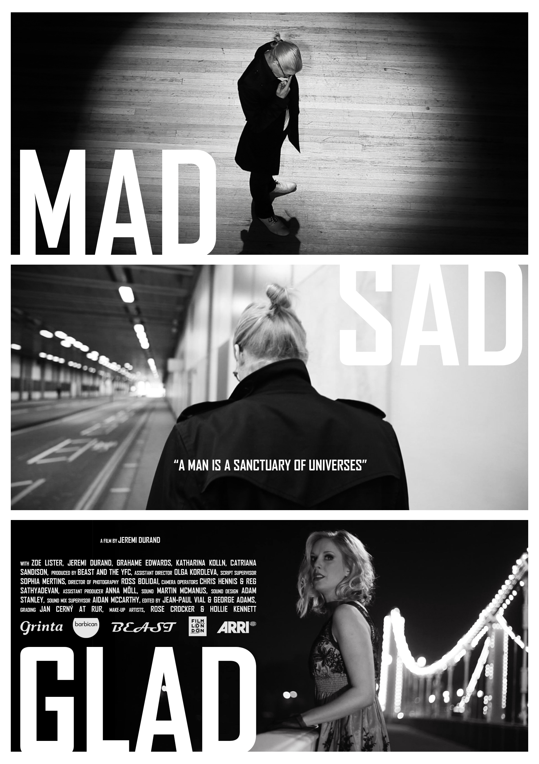 Mad Sad Glad (2012) постер