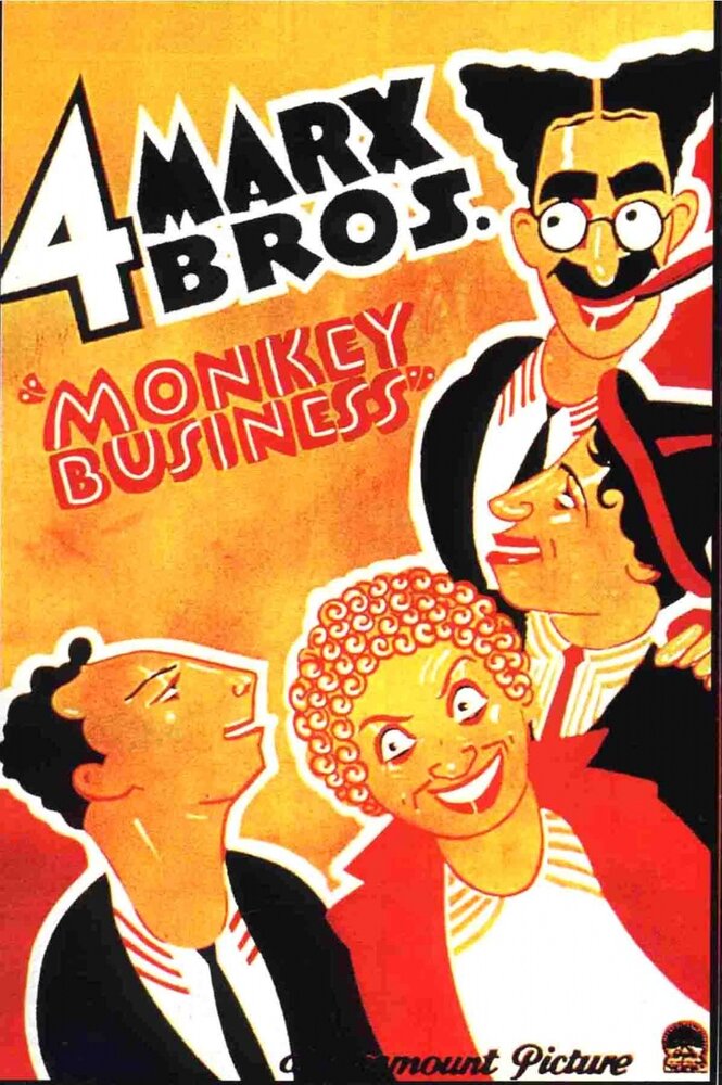 Обезьяньи проделки (1931) постер