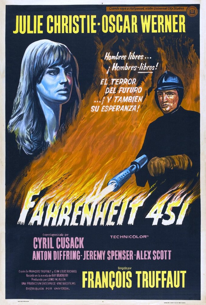 451º по Фаренгейту (1966) постер