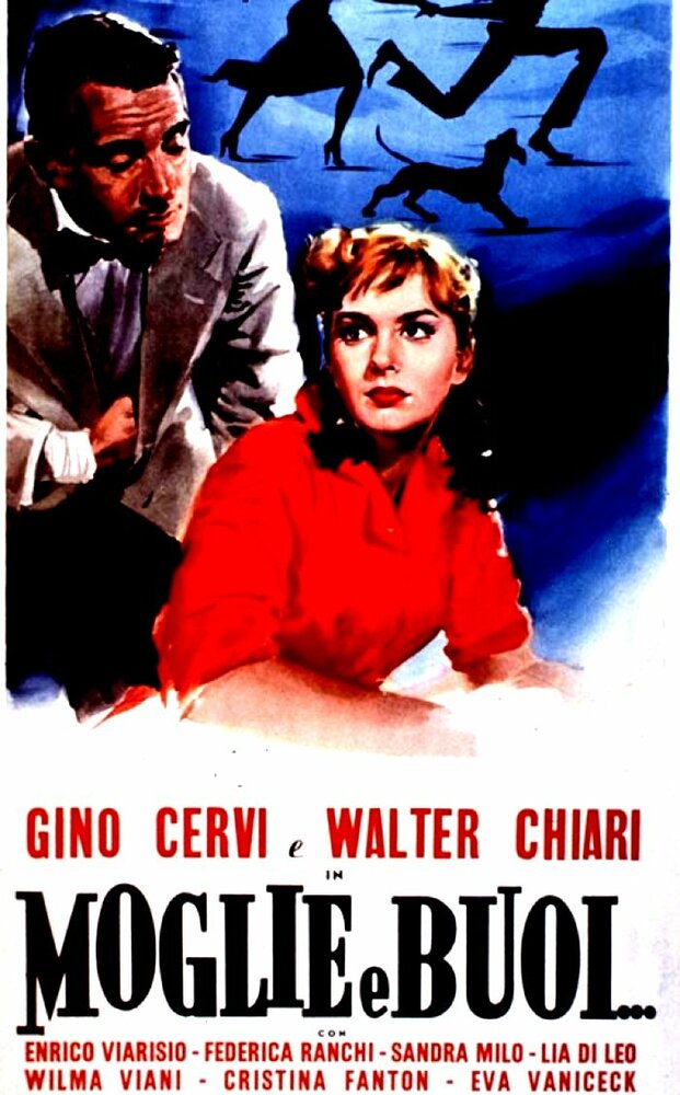 Moglie e buoi... (1956) постер