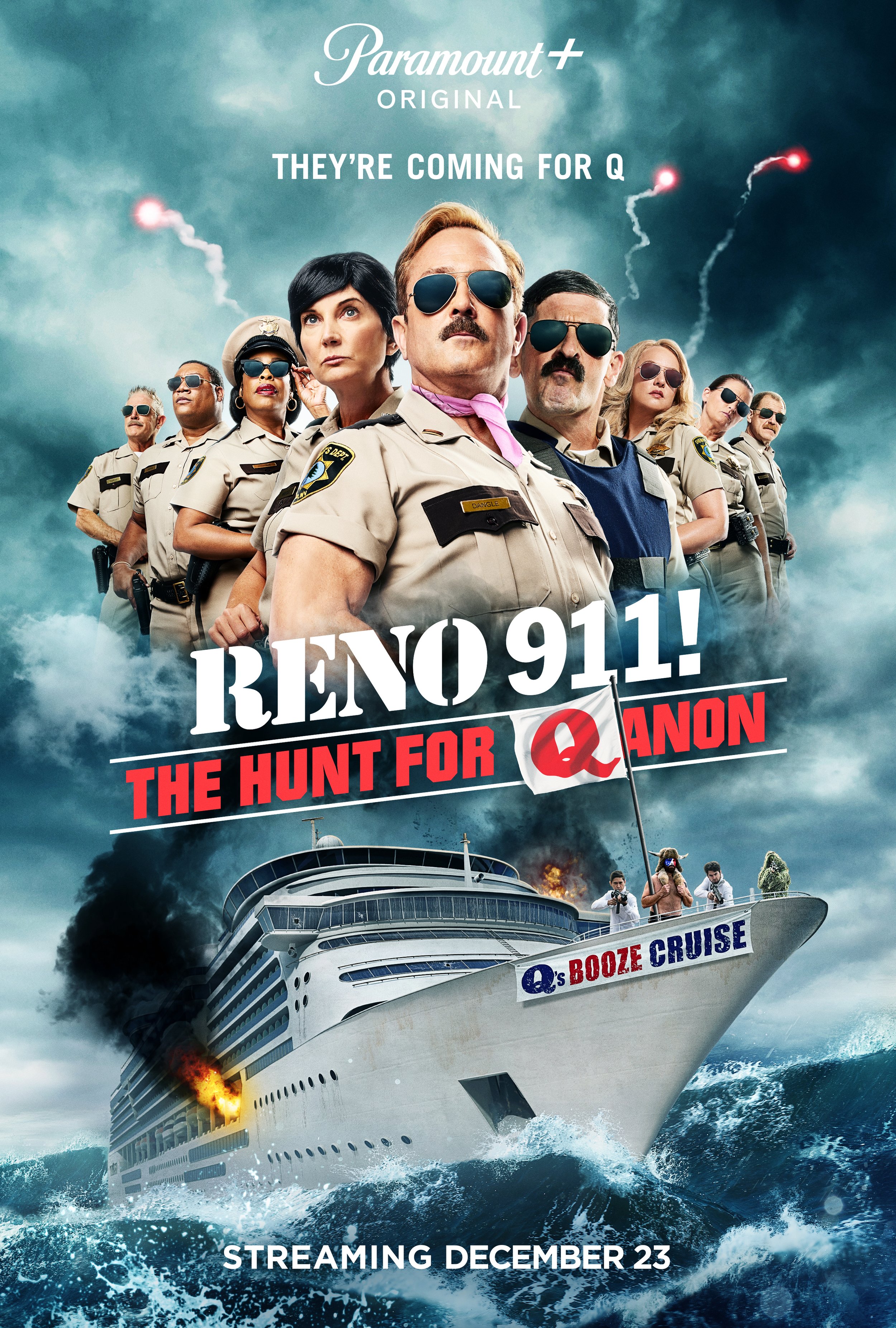 Reno 911!: The Hunt for QAnon (2021) постер