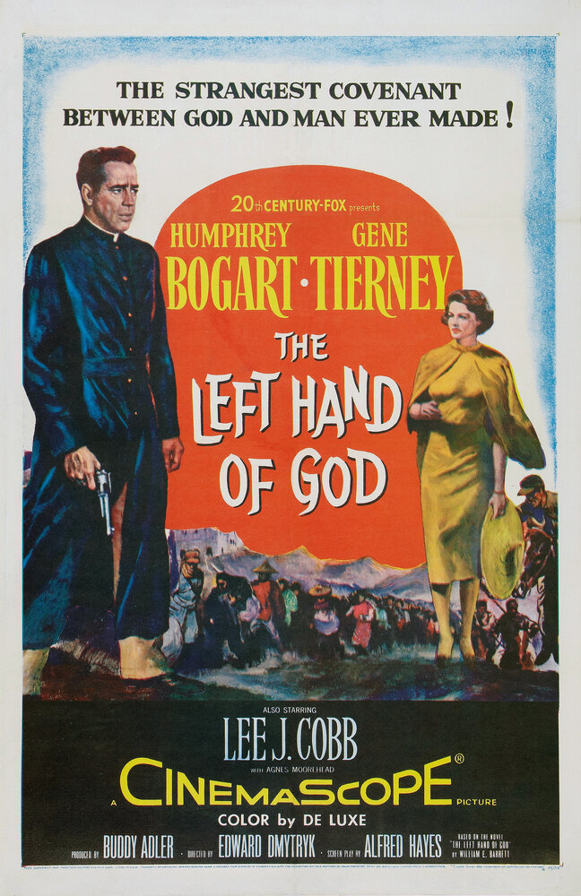 Левая рука Бога (1955) постер