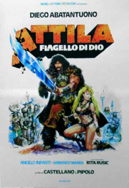 Аттила, бич божий (1982) постер