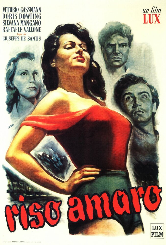 Горький рис (1949) постер