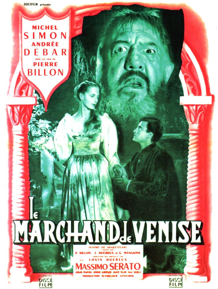 Венецианский купец (1953) постер