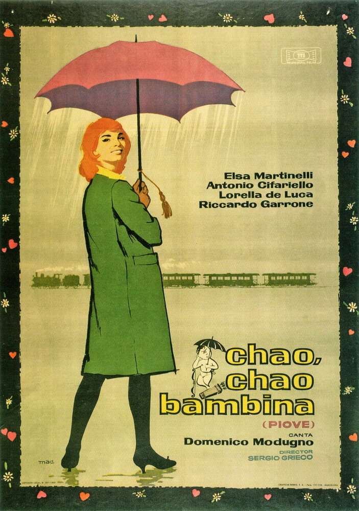 Ciao, ciao bambina! (Piove) (1959) постер
