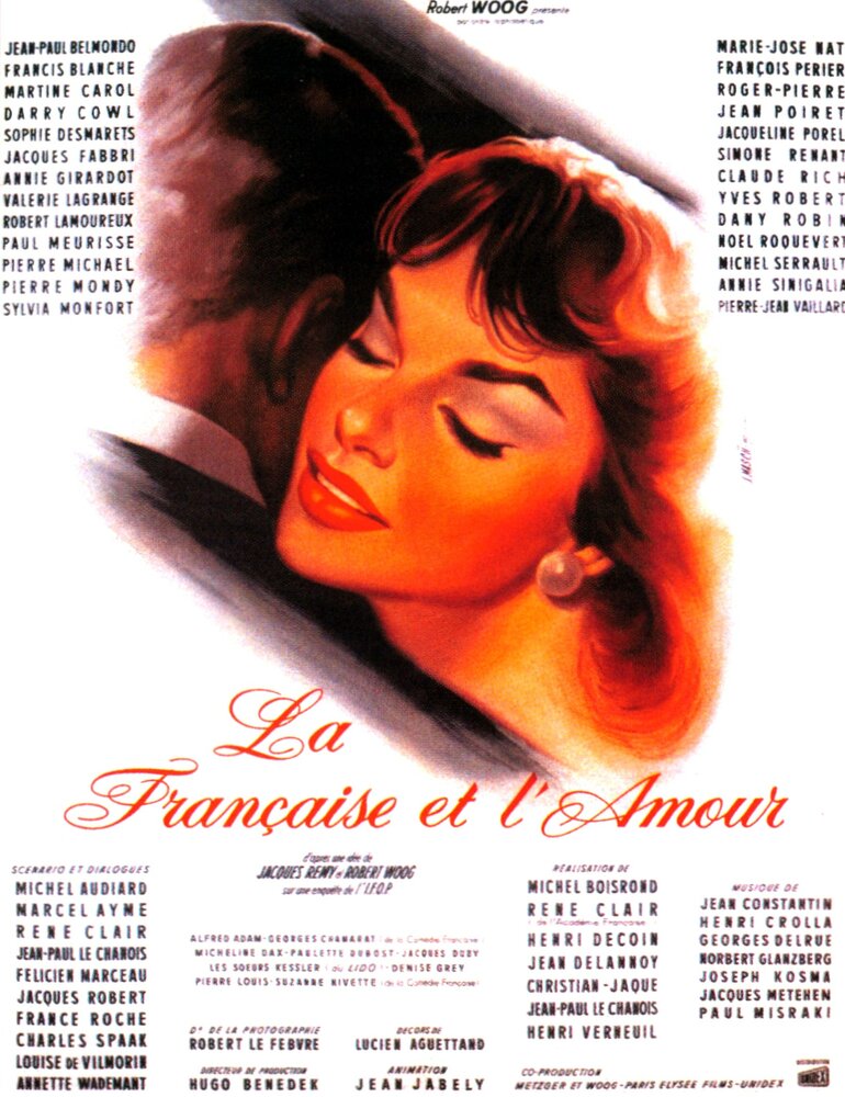 Француженка и любовь (1960) постер