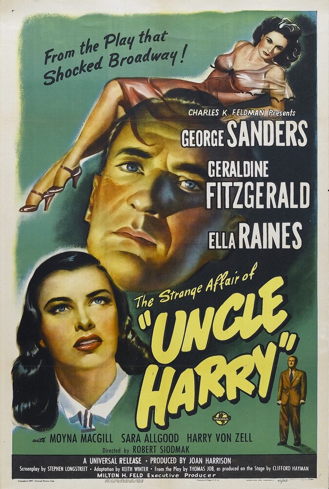 Необыкновенное дело дядюшки Гарри (1945) постер