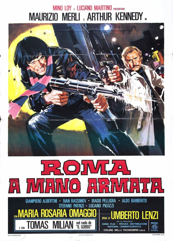 Рим полный насилия (1976) постер