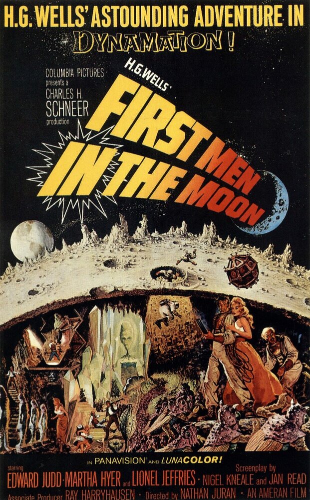 Первые люди на Луне (1964) постер