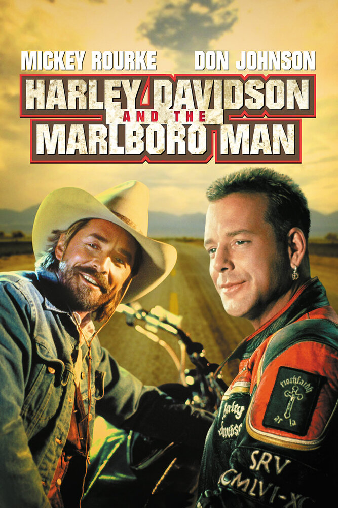 Харли Дэвидсон и ковбой Мальборо (1991) постер