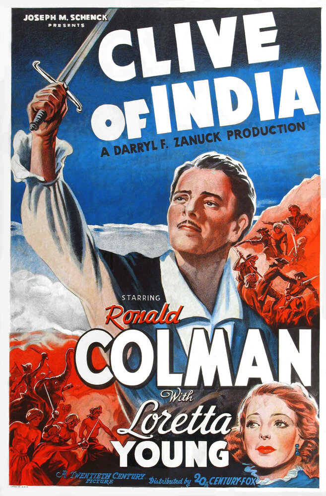 Клив из Индии (1935) постер