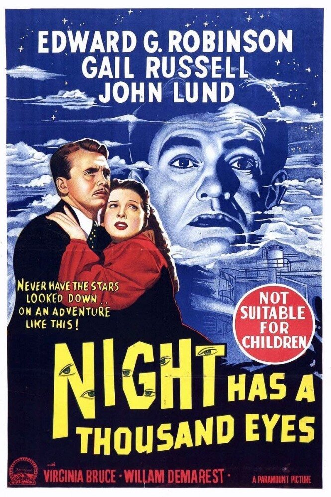У ночи тысяча глаз (1948) постер