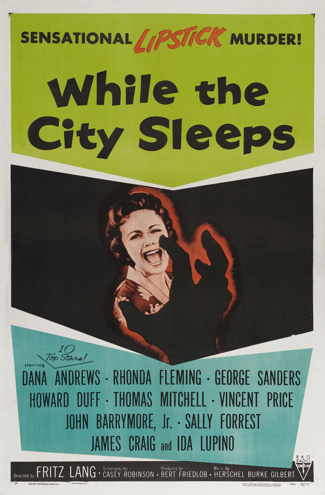 Пока город спит (1956) постер